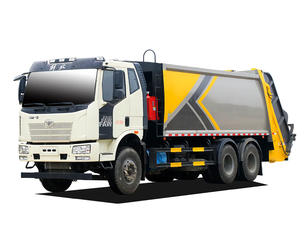 China Faw Garbage Compactor Truck (2)