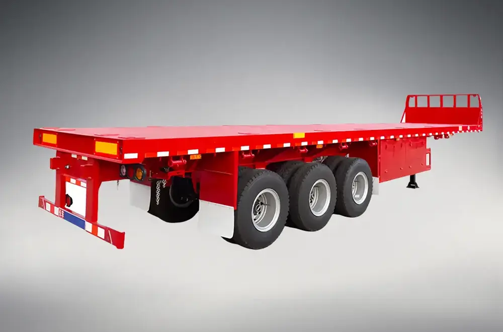 Faw Flatbed Semi Trailer (1)