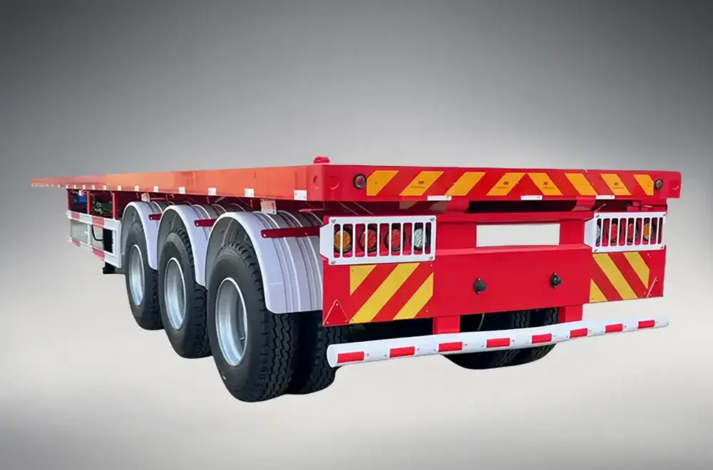 Faw Flatbed Semi Trailer (2)