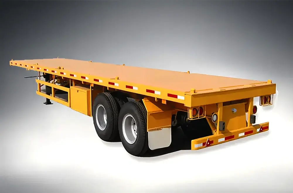 Faw Flatbed Semi Trailer (3)