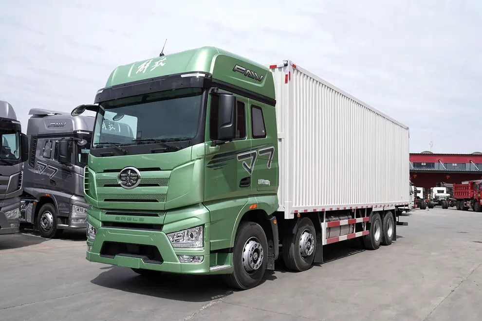 Faw J7 8X4 Cargo Truck-3-