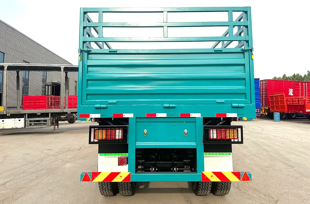 Faw china Drop Side Semi Trailer (2)