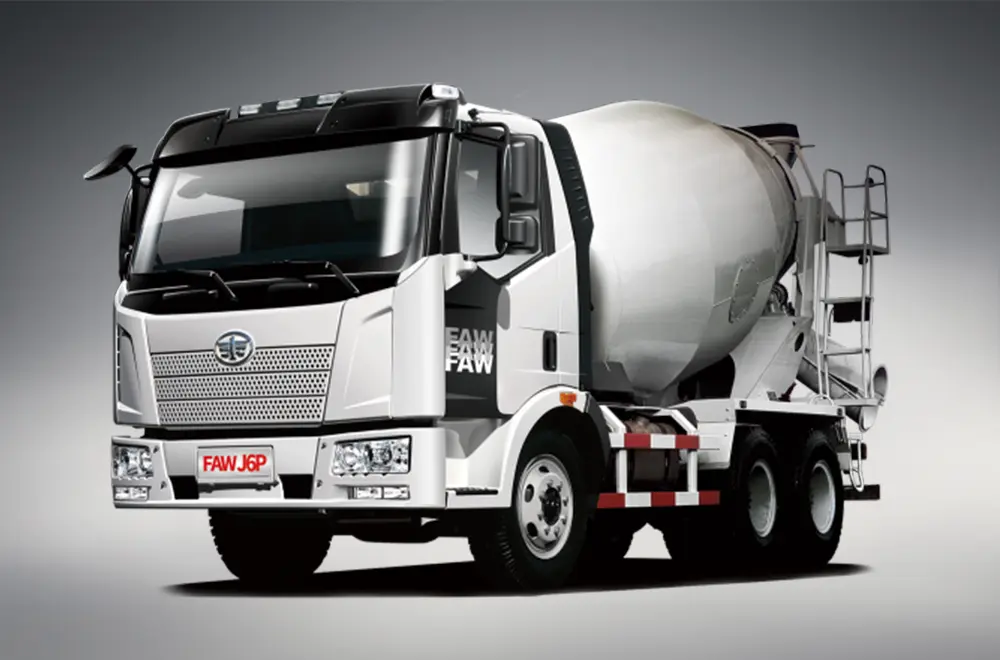 FAW J6P 6×4 Concrete Mixer Truck (1)