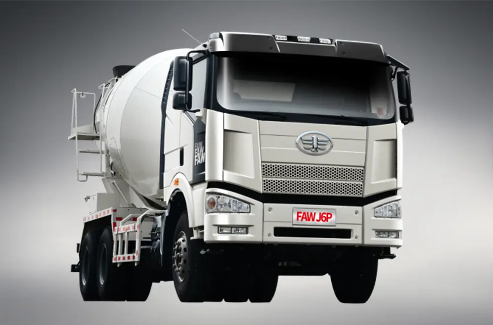 FAW J6P 6×4 Concrete Mixer Truck (3)