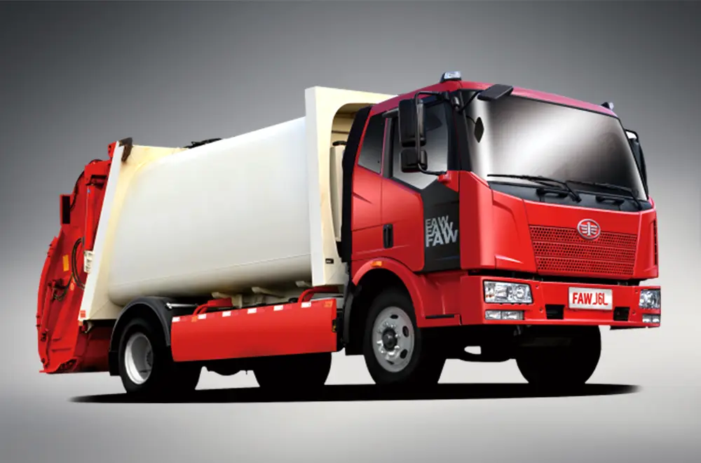 FAW J6l Garbage 4X2 Truck (2)