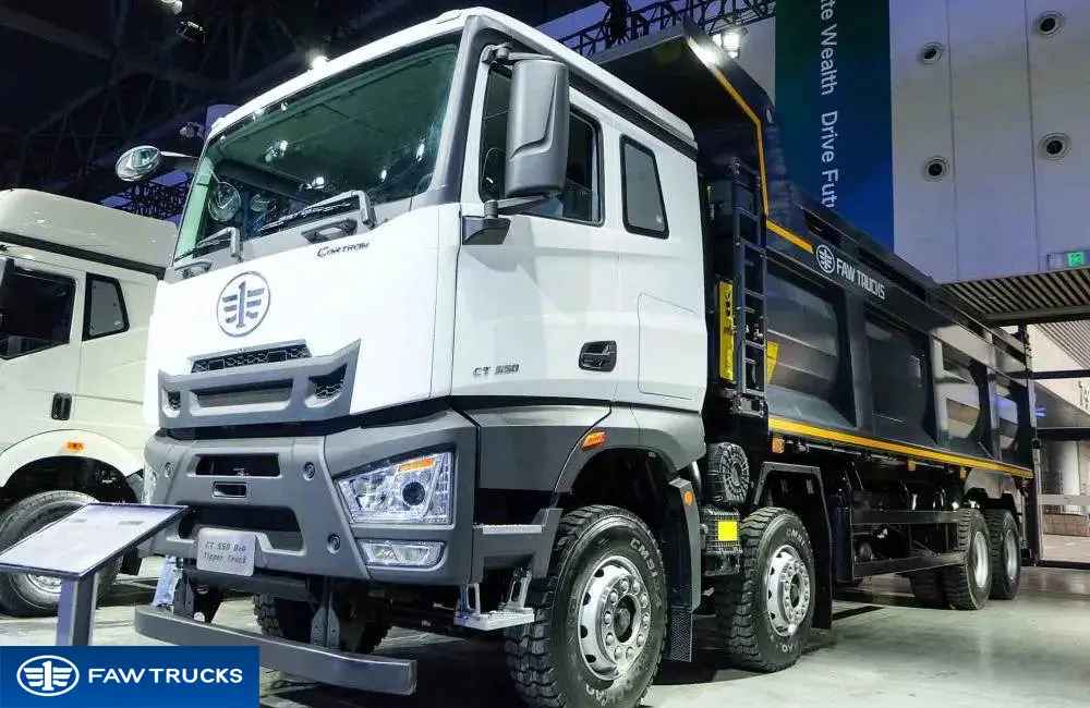 CORTRON CT 550HP Dump Truck Exterior – FAW 8×4 Tipper