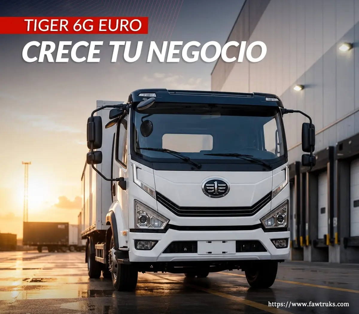 FAW Tiger 6G 8-ton box truck with Cummins engine for the Philippines