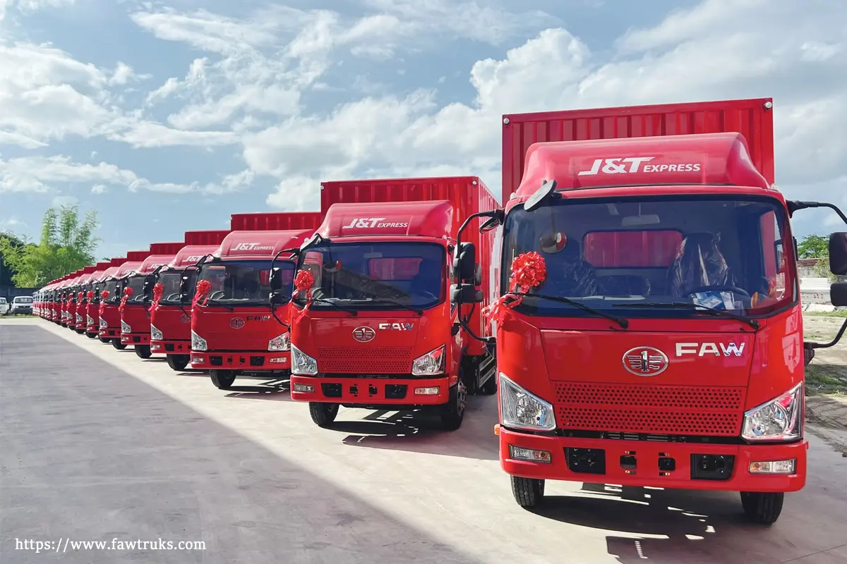 FAW Tiger Fleet Delivery J&T Express Philippines