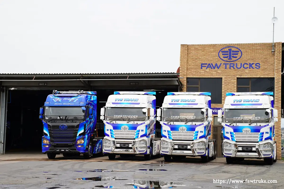 FAW 6x4 tractor head truck in Accra, Ghana