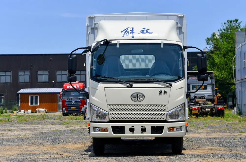 FAW Jiefang Electric Light Truck with Stake Cage Body