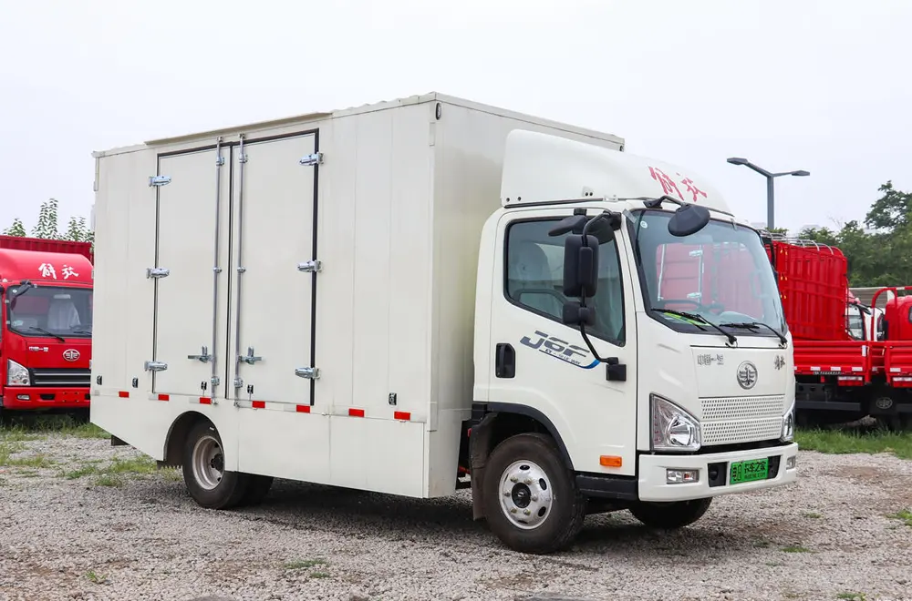 FAW J6F Pure Electric Light-Duty Van Truck | Zero-Emission Cargo Delivery