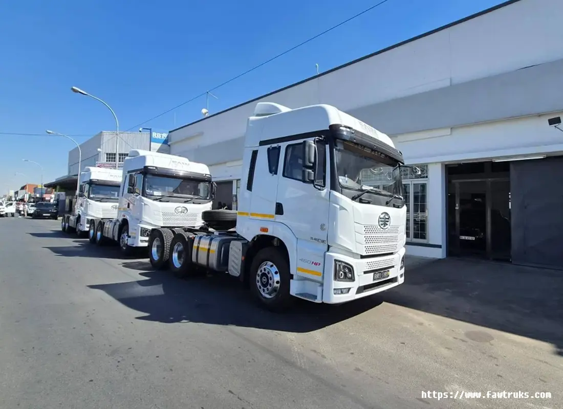 Flota de FAW JH6 460HP – Tractocamiones Listos para Entrega