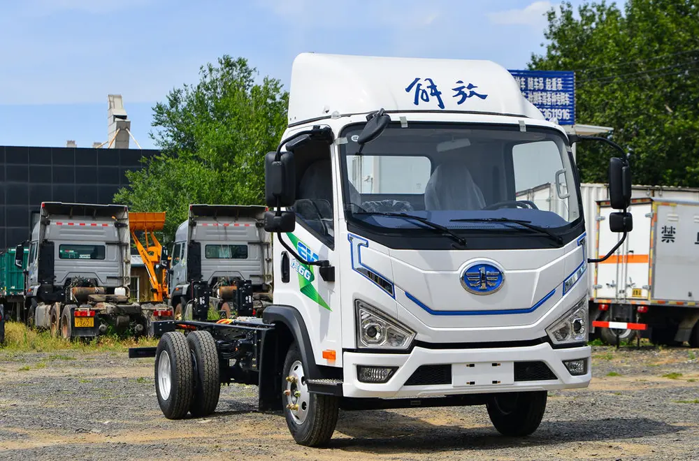 FAW Jiefang Tiger 6G Pure Electric Light Truck | Zero-Emission Chassis for Custom Body