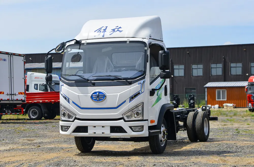 FAW Jiefang Tiger 6G Pure Electric Light Truck | Zero-Emission Chassis for Custom Body